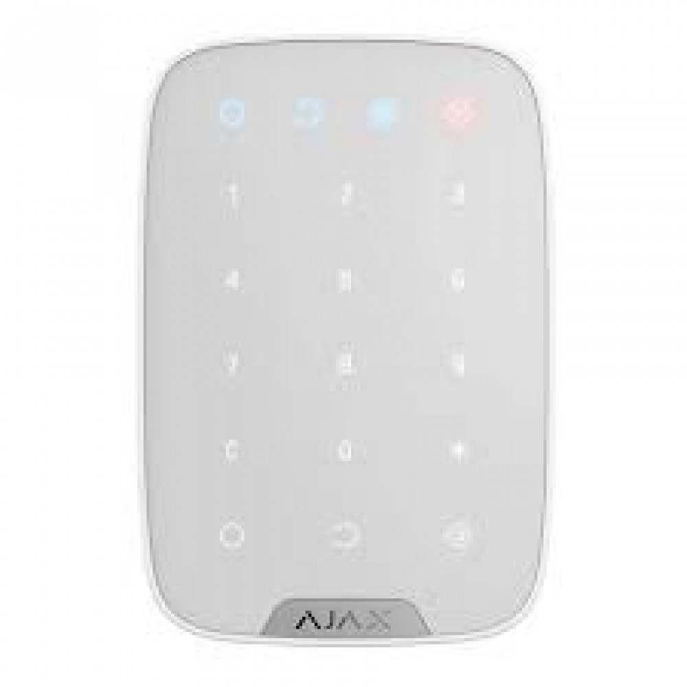 AJAX KeyPad White - Wireless Touch Keyboard